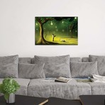 Lâmpadas na Floresta (Lamps In The Forest) by Marcel Caram (40"W x 26"H x 1.5"D)