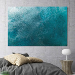 Water Texture Two Birds Eye (72"W x 48"H x 1.5"D)