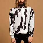 Camo Sweatshirt // Black + White (XL)