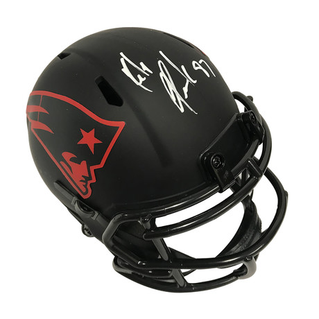 Rob Gronkowski // New England Patriots // Mini Helmet // Signed