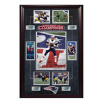New England Patriots Collage // Framed // Unsigned