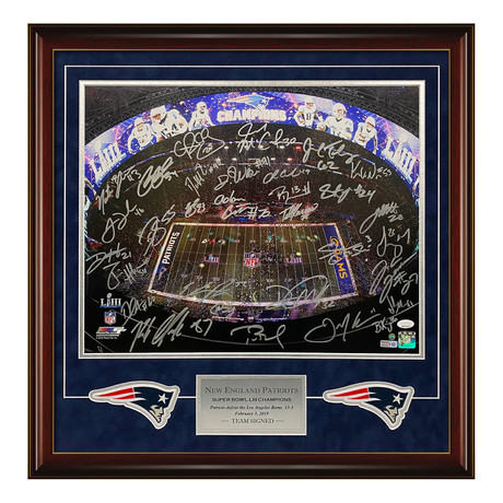 New England Patriots // Framed // Signed