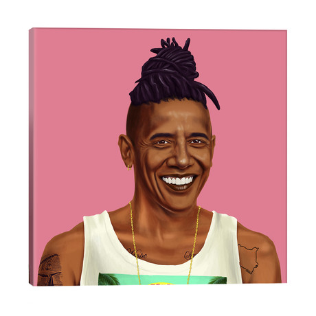 Barack Obama // Amit Shimoni (26"W x 26"H x 1.5"D)