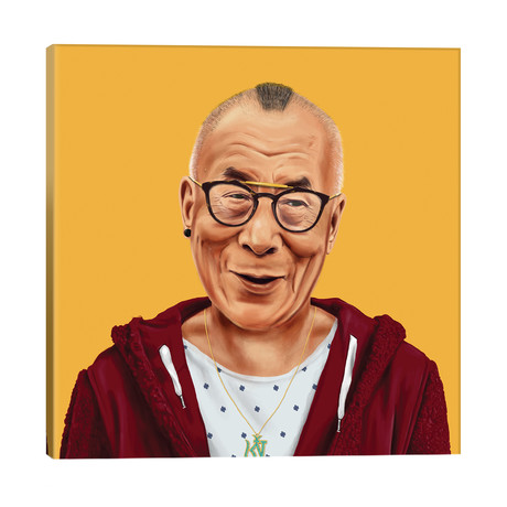 Dalai Lama // Amit Shimoni (26"W x 26"H x 1.5"D)