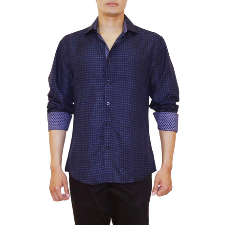 Honolulu Button Up Shirt // Navy (XS)