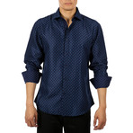 Bismarck Button Up Shirt // Blue (L)