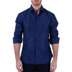 Baton Rouge Button Up Shirt // Blue (M)