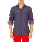 Juneau Button Up Shirt // Navy (2XL)