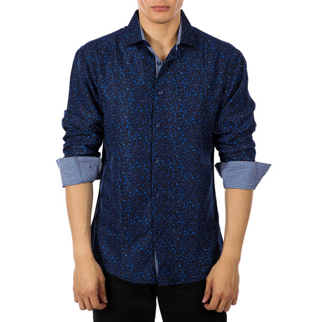 Harrisburg Button Up Shirt // Blue (XS)