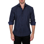 Charleston Button Up Shirt // Navy (XL)
