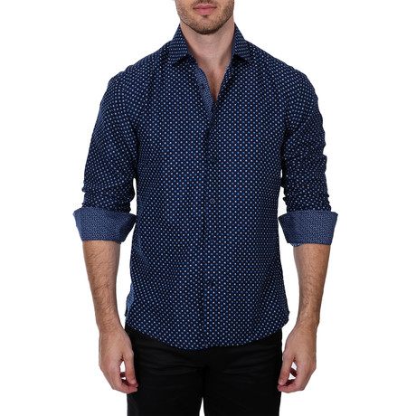 Madison Button Up Shirt // Blue (XS)
