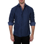 Madison Button Up Shirt // Blue (M)