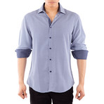 Topeka Button Up Shirt // Navy (L)