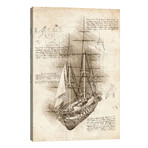 Old Sailing Ship Barque  // Cornel Vlad (18"W x 26"H x 1.5"D)