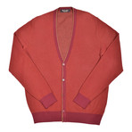 Baby Cashmere Cardigan // Red (Euro: 52)