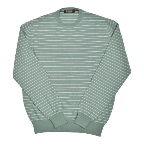 Knit Cashmere Sweater // Light Green (Euro: 46)