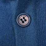 Hooded Cashmere Sweater // Blue (Euro: 46)