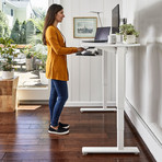 Float Sit-Stand Table // 30"L x 60"W (White)
