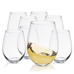 JoyJolt Spirits White Wine Glasses // 19 oz // Set of 8