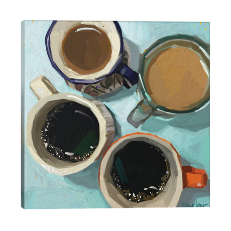 Shades Of Coffee // Teddi Parker (18"W x 18"H x 1.5"D)