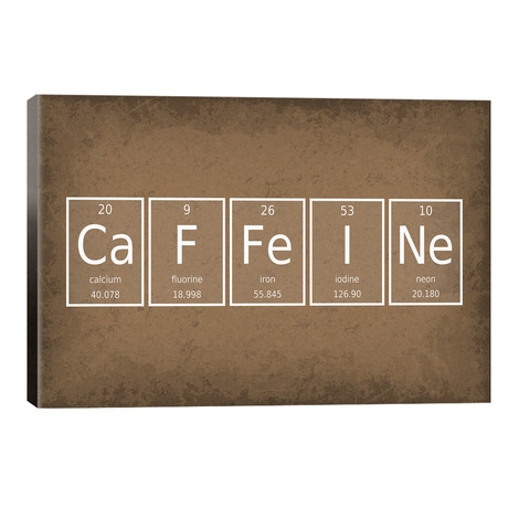 Caffeine // GetYourNerdOn (26"W x 18"H x 1.5"D)