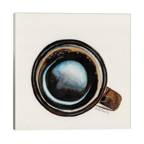 Brown Coffee Cup // Jennifer Redstreake (18"W x 18"H x 1.5"D)