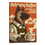 Achtung Kaffee // Lantern Press (18"W x 26"H x 1.5"D)
