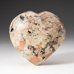 Genuine Polished Chrysocolla Heart // V1
