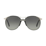 Men's 2649S Sunglasses // Black + Silver + Gray Gradient