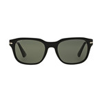Men's 3112S Polarized Sunglasses // Black + Green
