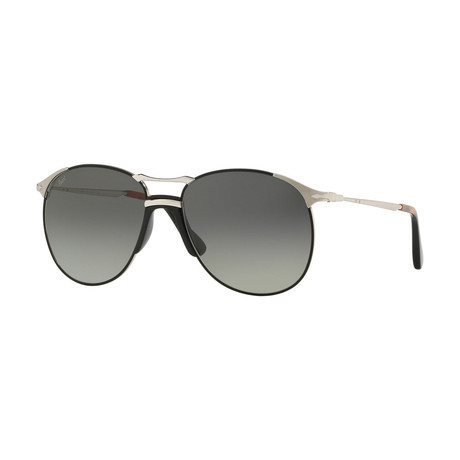 Men's 2649S Sunglasses // Black + Silver + Gray Gradient