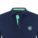 Adam Short Sleeve Polo Shirt // Navy (XS)