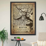 Boston, Massachusetts (24"H x 18"W)