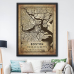 Boston, Massachusetts (24"H x 18"W)