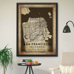 San Francisco, California (24"H x 18"W)