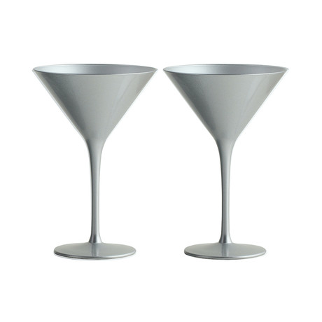 Olympia Cocktail Bowl // Silver // Set of 2