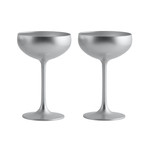 Olympia Champagne Bowl // Silver // Set of 2