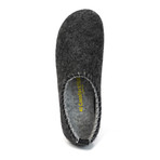 Yew House Slipper // Dark Gray + Gray Stitching (Euro: 43)