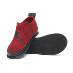 Ivy House Slipper // Red Plated + Gray Sole (Euro: 38)
