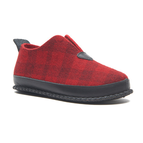 Ivy House Slipper // Red Plated + Gray Sole (Euro: 36)