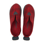 Ivy House Slipper // Red Plated + Gray Sole (Euro: 43)