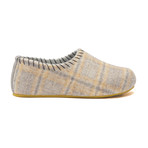 Yew House Slipper // Yellow Plated + Black Stitching + Beige Sole (Euro: 44)
