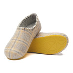 Yew House Slipper // Yellow Plated + Black Stitching + Beige Sole (Euro: 43)