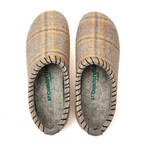 Yew House Slipper // Yellow Plated + Black Stitching + Beige Sole (Euro: 41)