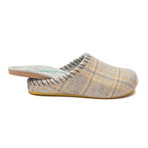Pine House Slipper // Yellow Plated + Black Stitching + Beige Sole (Euro: 41)