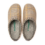 Pine House Slipper // Yellow Plated + Black Stitching + Beige Sole (Euro: 40)