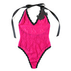 Key Item Thong Bodysuit // Venetian Pink (Small)