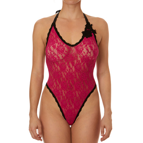 Key Item Thong Bodysuit // Venetian Pink (Small)