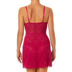 Sig Lace Retro Chemise // Venetian Pink (Small)