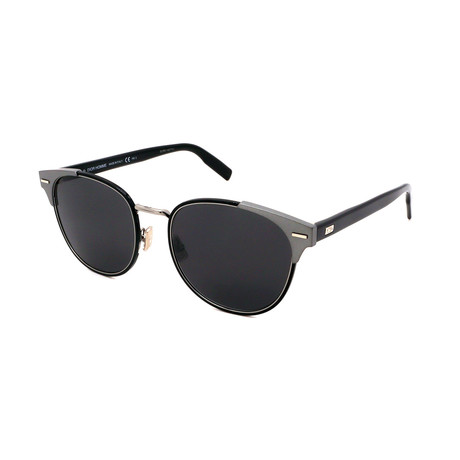Men's DIOR-0206S-SVN Sunglasses // Silver + Black